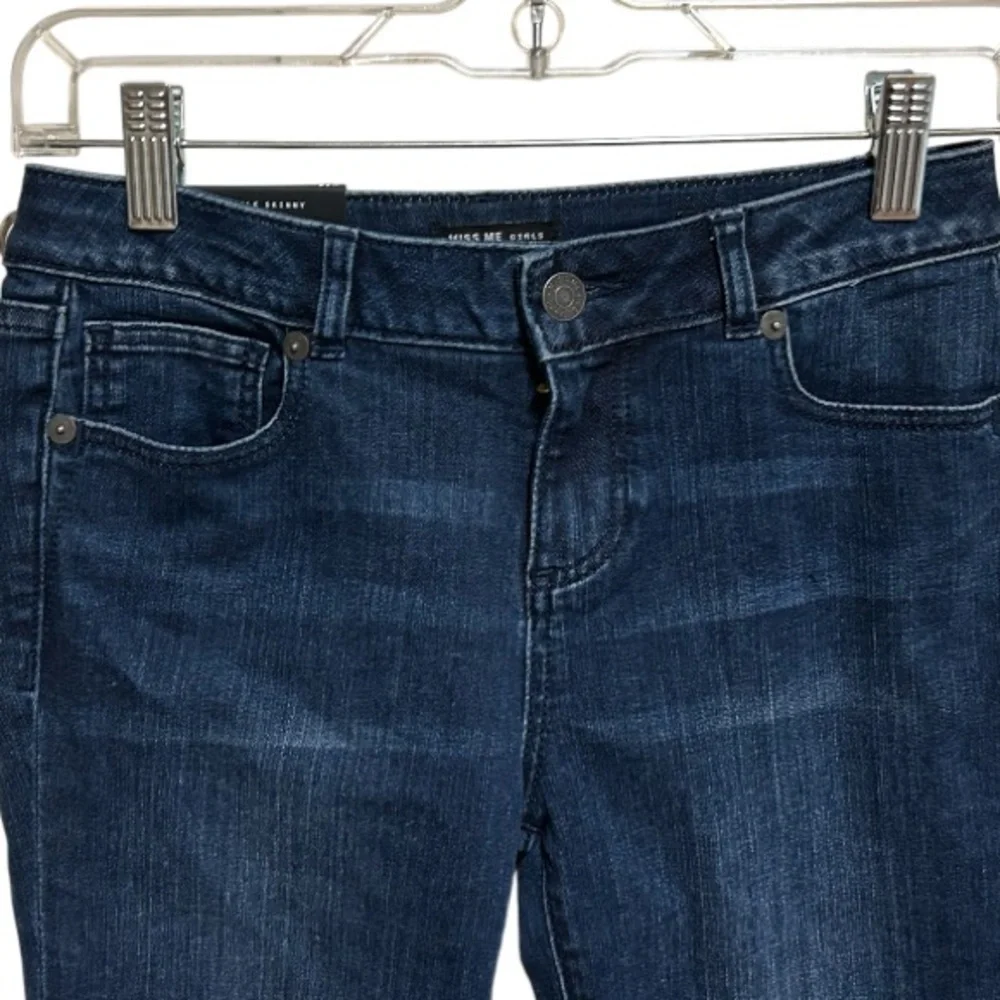 Miss Me Girls Jean Size 14 Skinny Ankle Denim Embroidered NWT